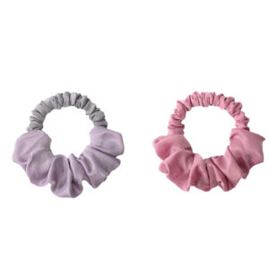 Pack Heatless Hair Curler to Sleep In, Heatless Curling Scrunchie for Long Hair Overnight, Heatless Curling Rod Headband (Pink & Grey Purple)