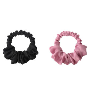 Pack Heatless Hair Curler to Sleep In, Heatless Curling Scrunchie for Long Hair Overnight, Heatless Curling Rod Headband (Black & Pink)